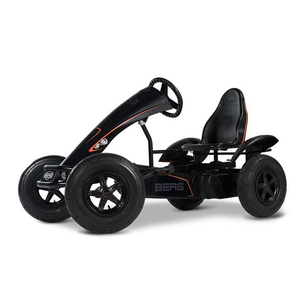 Pedalais minamas kartingas Black Edition XXL-BFR, juodas, BERG