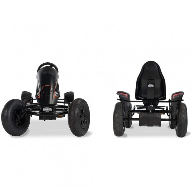 Pedalais minamas kartingas Black Edition XXL-BFR, juodas, BERG