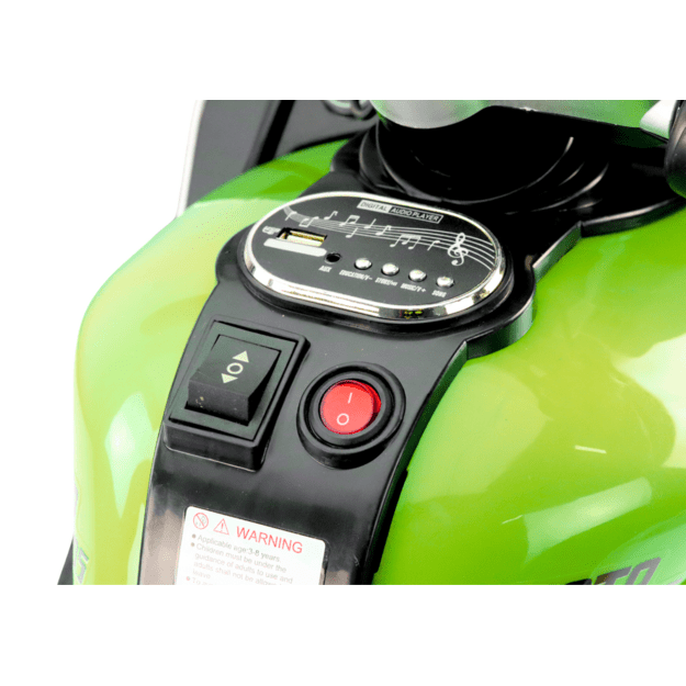 Elektrinis motociklas vaikams Moto V6 HT-5188, žalias