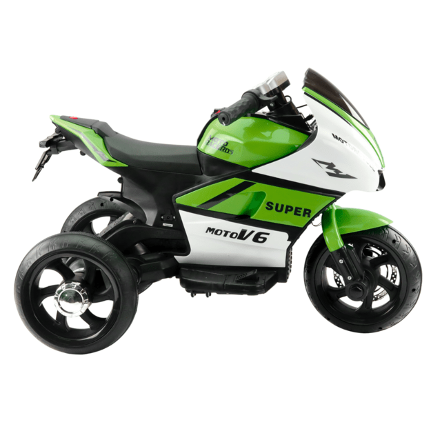 Elektrinis motociklas vaikams Moto V6 HT-5188, žalias