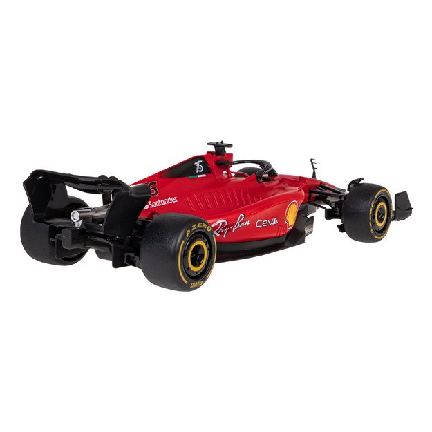 Nuotoliniu būdu valdomas sportinis Ferrari F1 75 automobilis, raudonas 