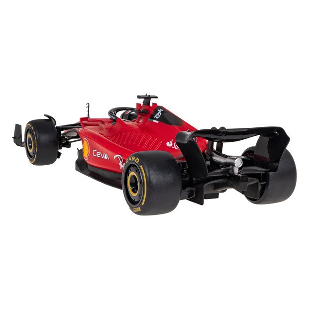 Nuotoliniu būdu valdomas sportinis Ferrari F1 75 automobilis, raudonas 