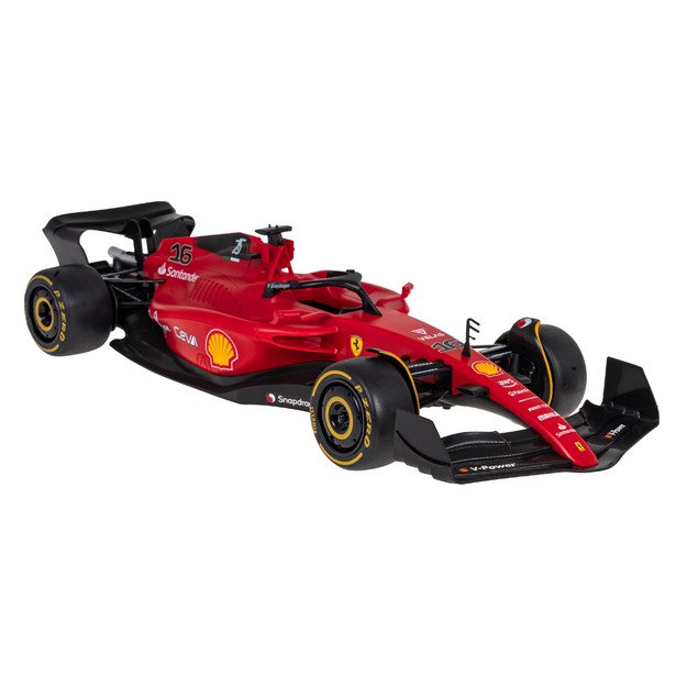 Nuotoliniu būdu valdomas sportinis Ferrari F1 75 automobilis, raudonas 