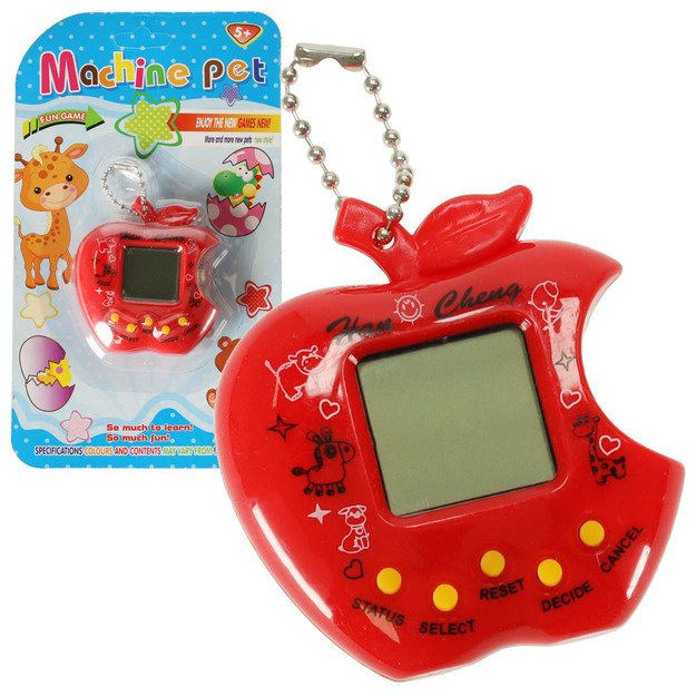 Elektroninis žaidimas Tamagotchi, raudonas