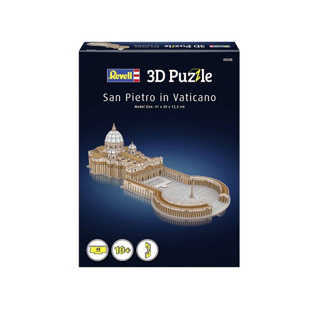 3D erdvinė dėlionė Šventojo Petro bazilika 68 ele