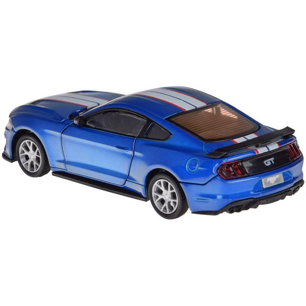 Surenkamas metalinis automobilio Ford Mustang GT rinkinys 1:42, mėlynas