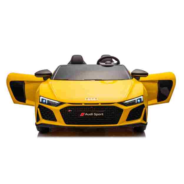 Dvivietis elektromobilis vaikams Audi Spyder R8 Lift, geltonas