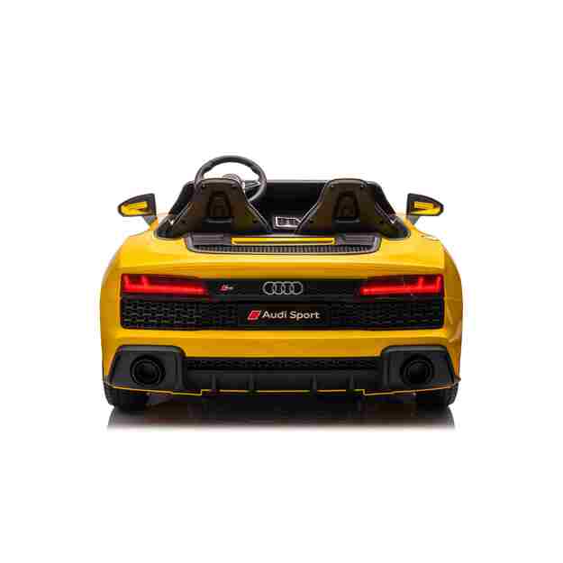 Dvivietis elektromobilis vaikams Audi Spyder R8 Lift, geltonas