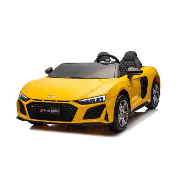 Dvivietis elektromobilis vaikams Audi Spyder R8 Lift, geltonas