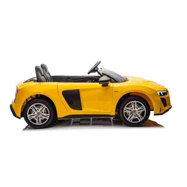 Dvivietis elektromobilis vaikams Audi Spyder R8 Lift, geltonas