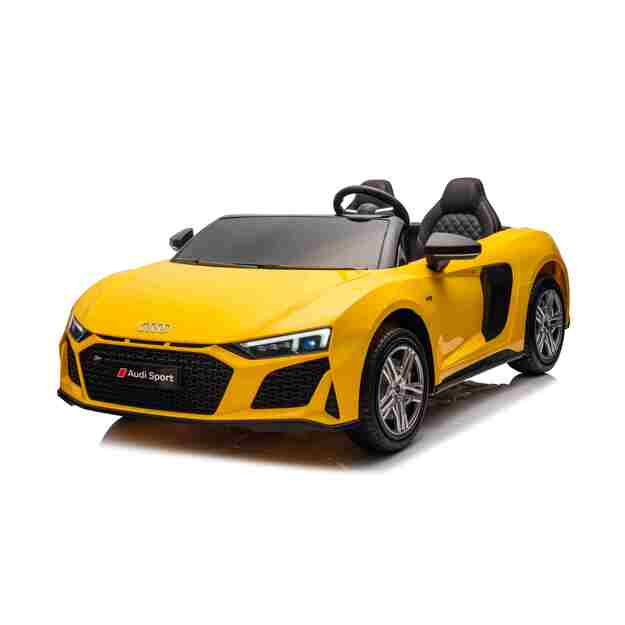 Dvivietis elektromobilis vaikams Audi Spyder R8 Lift, geltonas