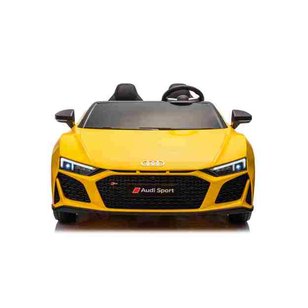 Dvivietis elektromobilis vaikams Audi Spyder R8 Lift, geltonas