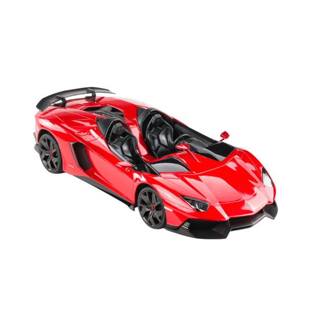 Nuotoliniu būdu valdomas Lamborghini Aventador Red Cabrio automobilis, raudonas 