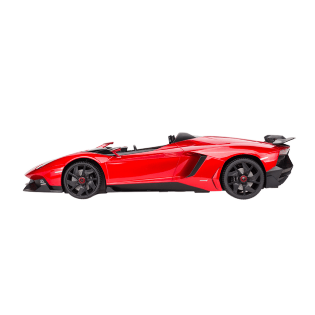 Nuotoliniu būdu valdomas Lamborghini Aventador Red Cabrio automobilis, raudonas 