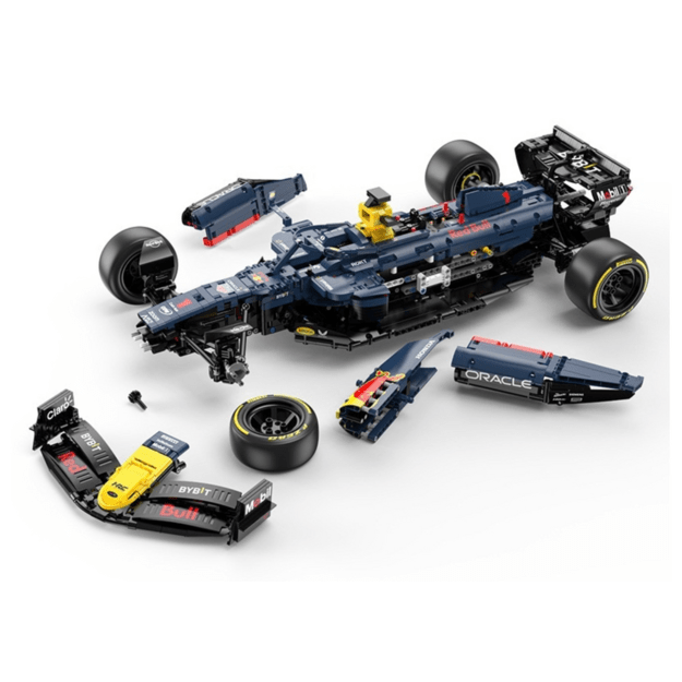 Nuotoliniu būdu valdomas Red Bull F1 RB19 automobilis 1:8, mėlynas