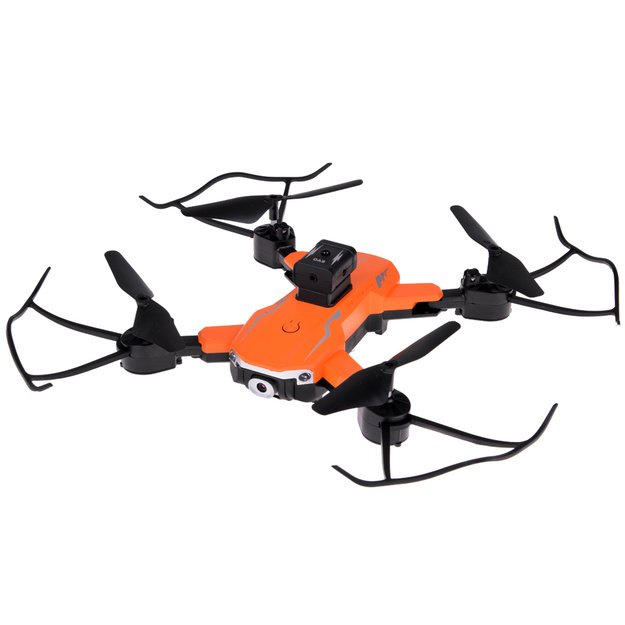 Nuotoliniu būdu valdomas dronas Quadrocopter Flying, oranžinis 