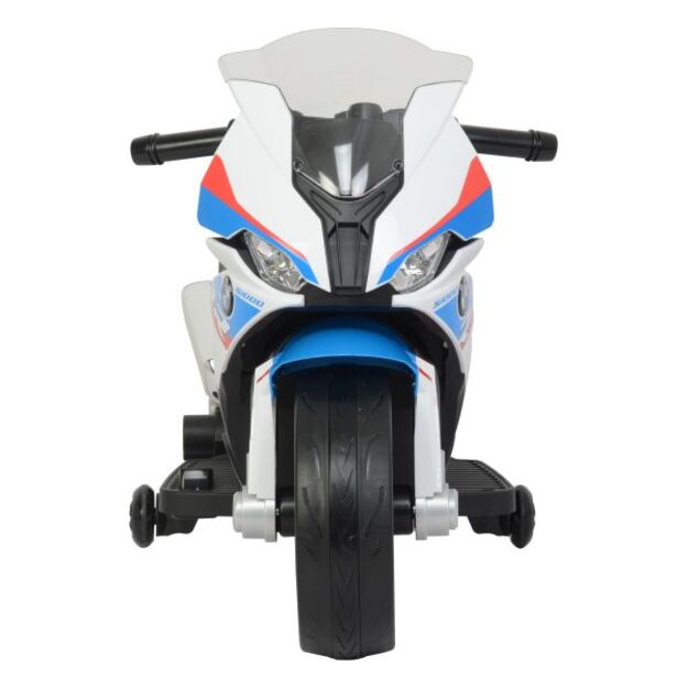 Elektrinis motociklas vaikams BMW S1000RR, baltas