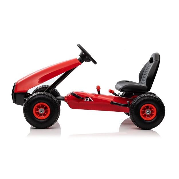 Velomobilis Gokart G208, raudonas