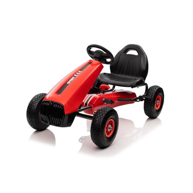 Velomobilis Gokart G208, raudonas