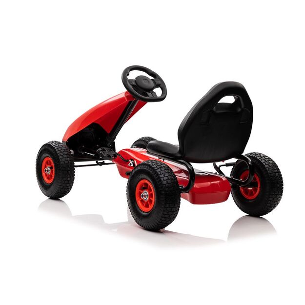 Velomobilis Gokart G208, raudonas