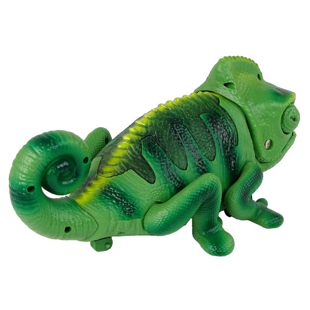 Nuotoliniu būdu valdomas žalias chameleonas 28 cm