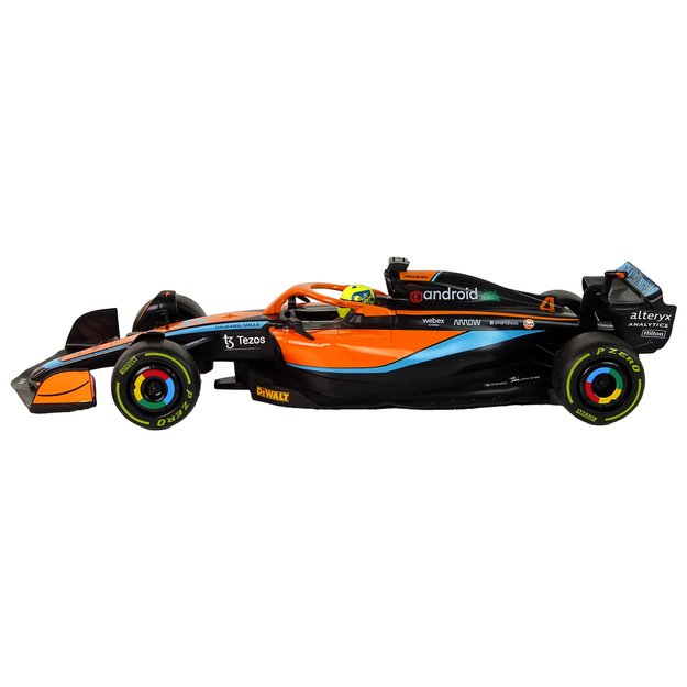  Nuotoliniu būdu valdomas automobilis McLaren F1, oranžinis