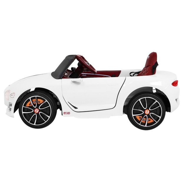 Vienvietis elekromobilis vaikams Bentley EXP12, baltas