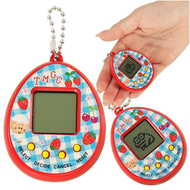 Elektroninis naminių gyvūnėlių žaidimas​ Tamagotchi, raudonas