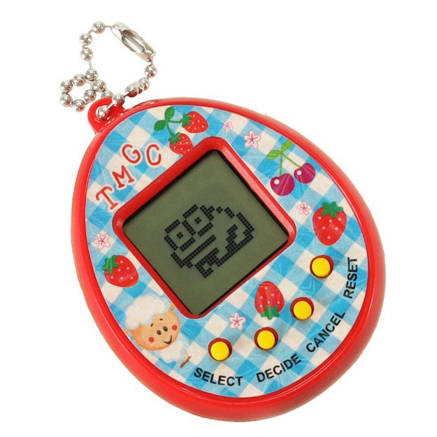 Elektroninis naminių gyvūnėlių žaidimas​ Tamagotchi, raudonas