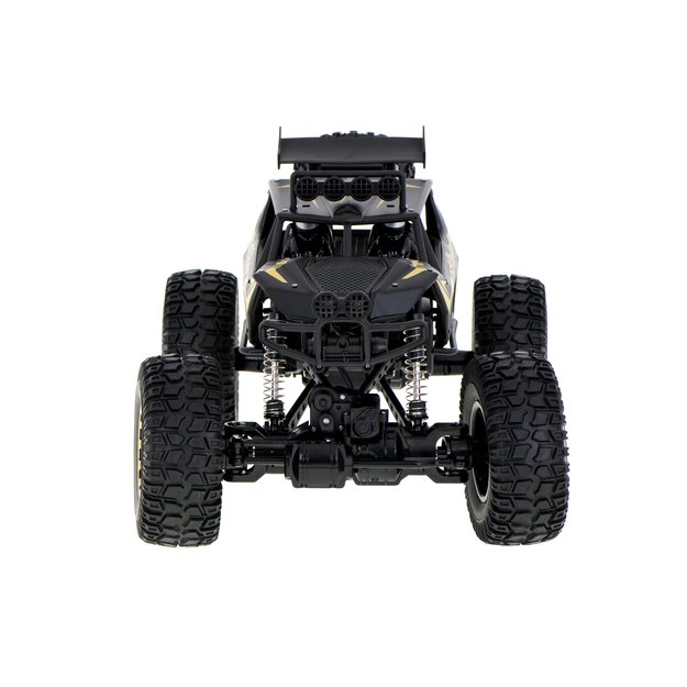 Nuotoliniu būdu valdomas visureigis ,,Rock Crawler" 1:8, juodas