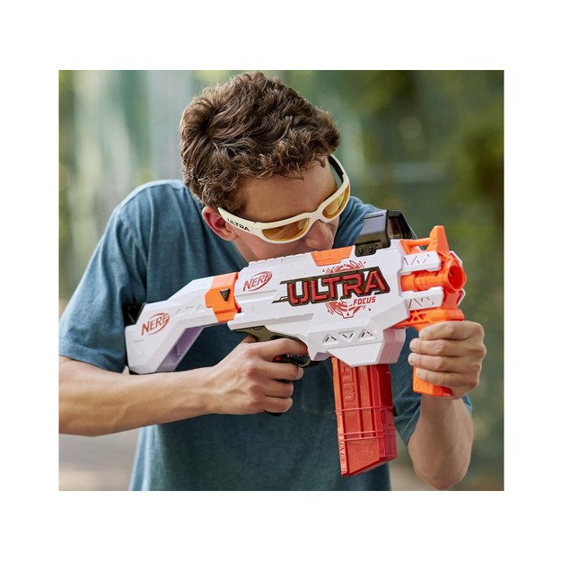 Didelis pistoletas Nerf Ultra Focus su putų kulkos