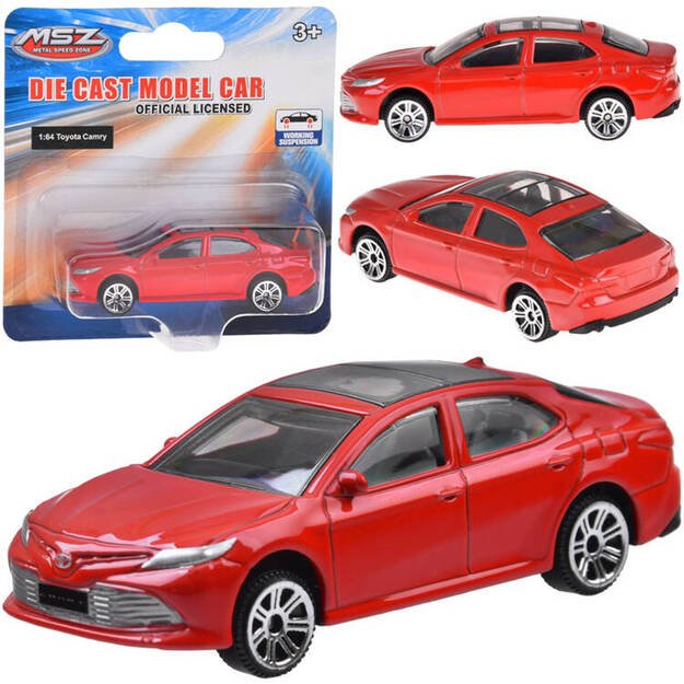 Metalinis automobilio Toyota Camry modelis, raudonas