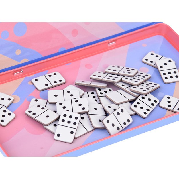 Magnetinis mini domino žaidimas vaikams ir suaugusiesiems