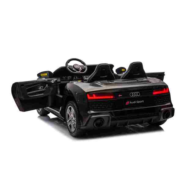 Dvivietis elektromobilis vaikams Audi Spyder R8 Lift, juodas