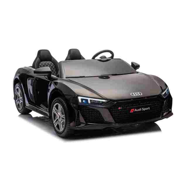 Dvivietis elektromobilis vaikams Audi Spyder R8 Lift, juodas