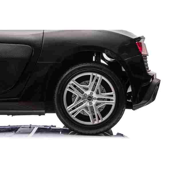 Dvivietis elektromobilis vaikams Audi Spyder R8 Lift, juodas