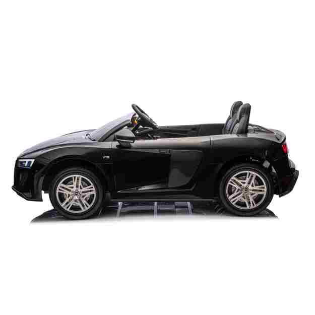 Dvivietis elektromobilis vaikams Audi Spyder R8 Lift, juodas