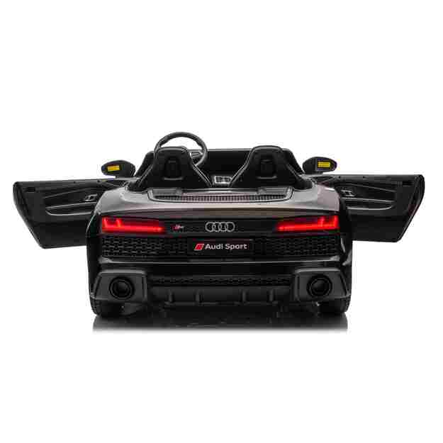 Dvivietis elektromobilis vaikams Audi Spyder R8 Lift, juodas