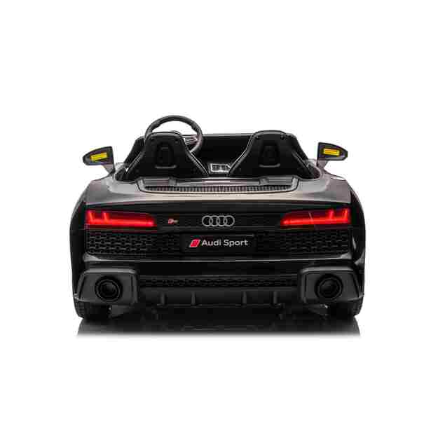 Dvivietis elektromobilis vaikams Audi Spyder R8 Lift, juodas