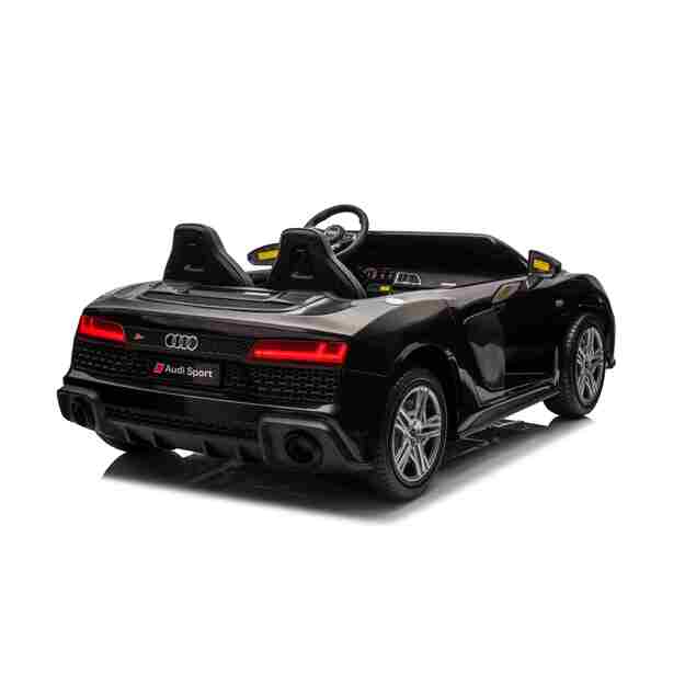 Dvivietis elektromobilis vaikams Audi Spyder R8 Lift, juodas