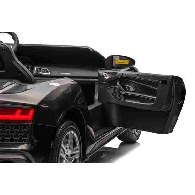 Dvivietis elektromobilis vaikams Audi Spyder R8 Lift, juodas