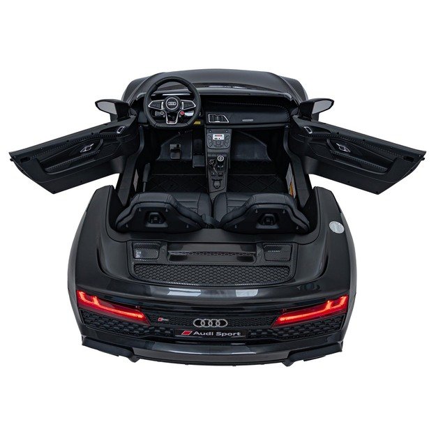 Dvivietis elektromobilis vaikams Audi Spyder R8 Lift, juodas