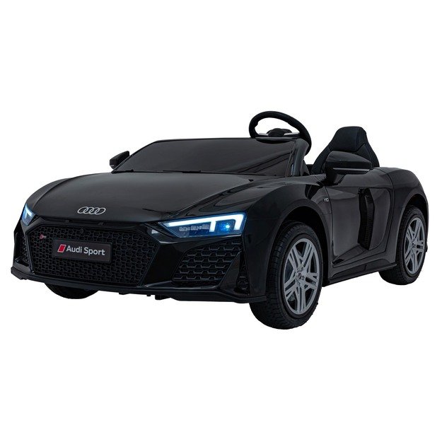 Dvivietis elektromobilis vaikams Audi Spyder R8 Lift, juodas