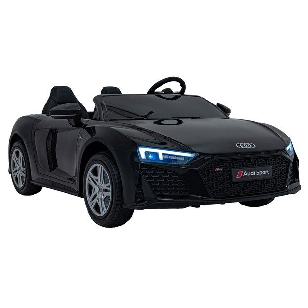 Dvivietis elektromobilis vaikams Audi Spyder R8 Lift, juodas