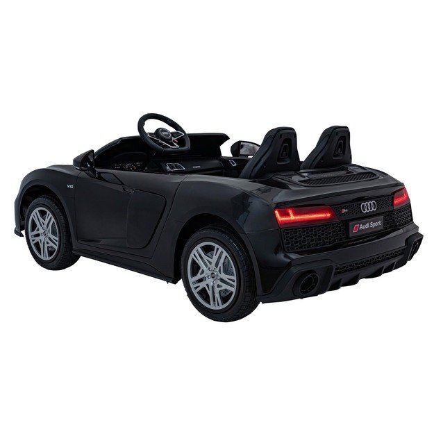 Dvivietis elektromobilis vaikams Audi Spyder R8 Lift, juodas