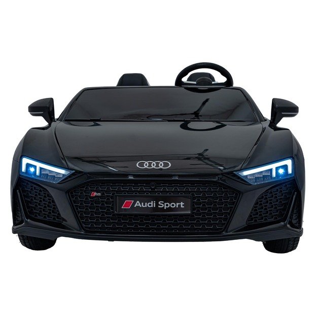 Dvivietis elektromobilis vaikams Audi Spyder R8 Lift, juodas