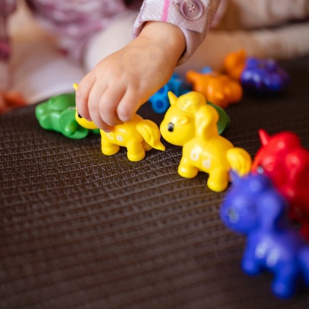 Edukacinis Montessori rūšiavimo rinkinys „Suderink skaičius“ 13 el., WOOPIE