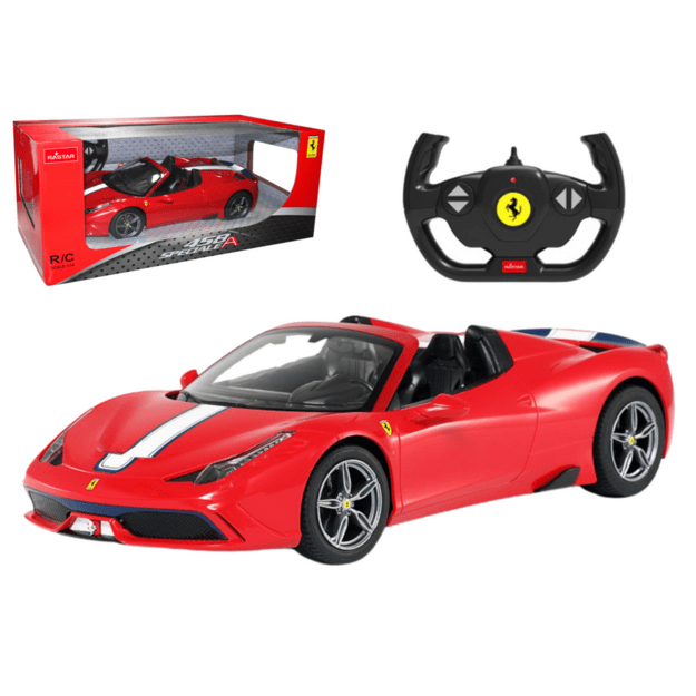 Nuotoliniu būdu valdomas  Laferrari Aperta Red Cabrio automobilis 1:14 Rastar, raudonas