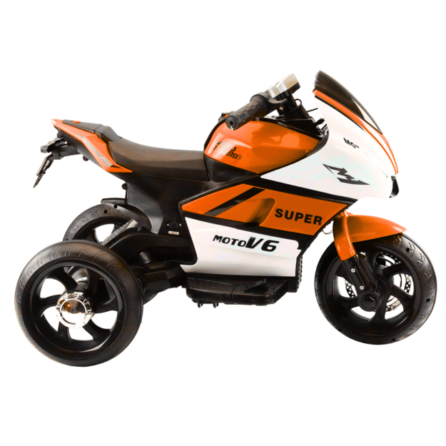 Elektrinis motociklas vaikams Moto V6 HT-5188, oranžinis