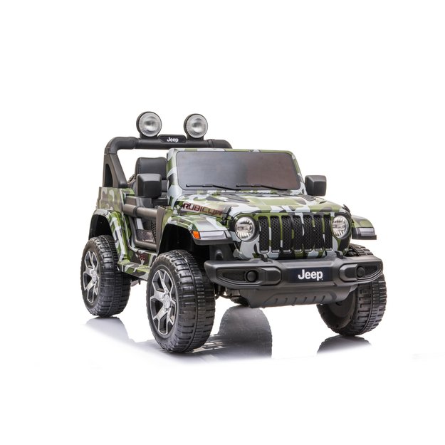 Vienvietis elektromobilis Jeep Wrangler Rubicon DK-JWR555, kamufliažinis